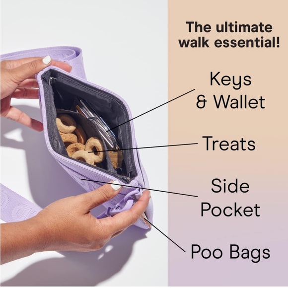 Wild One, Coco Treat Pouch, Fanny Pack, Cross-Body Bag in Black - Picture 2 of 6